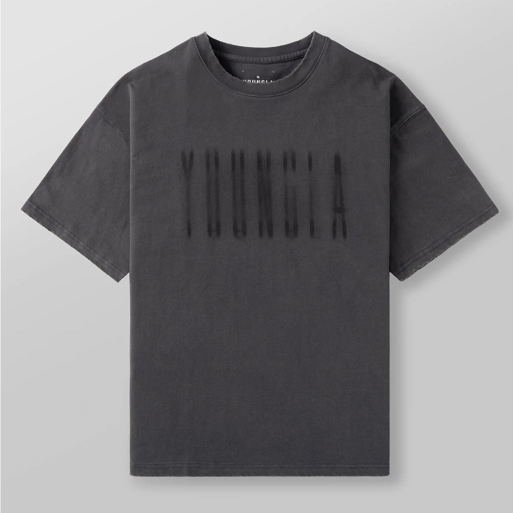 YoungLA Blurry Heavyweight Tee Grey